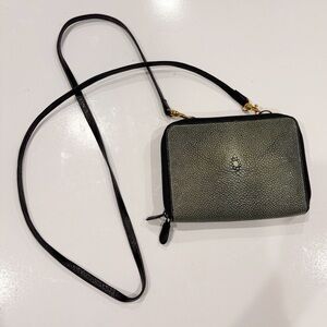 Seastar Genuine Stingray Skin Mini Crossbody Bag